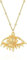 Jenosy Böses Auge Gold Ketten Damen 14K Vergoldet Sonnenblume Cubic Zirconia Anhänger Ketten Handmake Hypoallergene Goldschmuck Geschenke