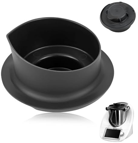 Casenly Gobelet doseur pour TM6 TM5, Verre Doseur Amovible avec 50ml 100ml Échelle, Tasse à Mesurer de Qualité Alimentaire pour Accessoires de Robot de Cuisine