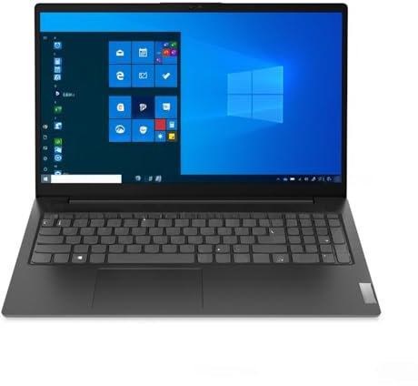Lenovo Celeron N4500-256GB - Disco rigido SSD da 15,6, 1920 x 1080 FHD, V15 G2 IJL, 4 GB di RAM, 2 core a 2,8 GHz, Win 11, colore: Nero