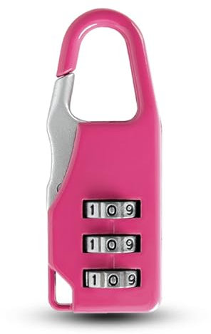 FACAILUO Cadenas à combinaison à 3 chiffres avec code et mot de passe réinitialisable pour valises et sacs