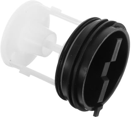 AUTSUPPL Dichtungsdeckel Waschmaschine Kunststoff Mit Flusenfilter Abflussdichtung Mit 2 Löchern Auslaufsichere Bodenablaufabdeckung Kompatibel Für Frontlader Waschmaschinen