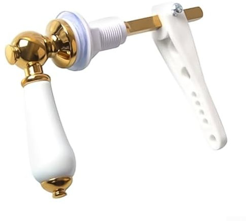 Toilet Flush Handle Traditional Porcelain And Gold Victorian White Toilet Cistern Lever Flush Metal Handle Sophisticated Toilet Lever