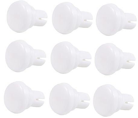 JEWEDECO 100 Stück Expansionsnietmuttern Für Motherboard Hauptplatine Hauptplatine Stoßstangen Halterungsnieten R Typ Nietmutter Push Niet Clips Nylon Clip Weiß