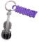 Porte-Clés Original, Bijoux de Sac, Violon (plusieurs modèles au choix), Musique, Personnalisable, idée Cadeau pour Homme ou Femme (Avec Prénom)