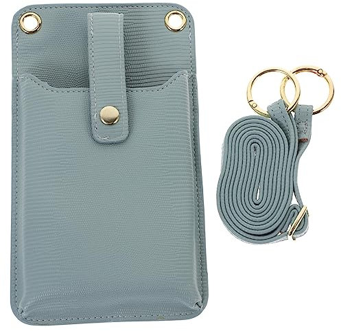 Homoyoyo Crossbody Handytasche Damen Pu Handy Geldbörse Mit Kartenfächern Verstellbarem Schultergurt Stilvolles Design Für Smartphones Für Alltag Und Ausflüge