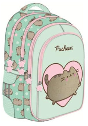 Goldkids - Rucksack Schulrucksack Teenager Kinderrucksack für Jungen und Mädchen Ranzen Tornister Schulltasche - Pusheen Motiv