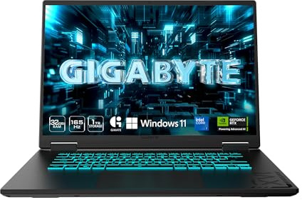 GIGABYTE - Computer portatile da gioco A16 PRO - 165 Hz 2560 x 1600 WQXGA - NVIDIA GeForce RTX 5070 Ti - Intel Core Ultra 7 240H - SSD da 1 TB con 32 GB di RAM LPDDR5X - Windows 11 Home (Gaming A16