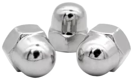 M8 M10 M12 M14 M16 M20 304 Edelstahl Feingewinde Sechskant-Hutmuttern Hutmuttern for Dekoration(M12x1.25-1pcs)