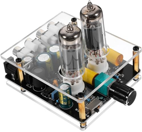 GALPADA 6k4 Vacuum Tube Preamp Amplifier Board Dc12-16v Hifi Audio Preamplifier for Turntable Phono Record Player Home Theater DIY Tube Amplifier
