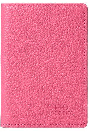 Otto Angelino Bifold Echtleder Geldbörse – Reisepass-Stil – ID, Bankkarten, Bargeld, RFID-Blockierung – Unisex