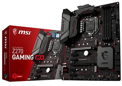 MSI Z270 Gaming M3 Scheda Madre, Interfaccia ATX, Socket Intel 1151, Nero