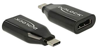 Delock 62978 Adapter USB Type-C Stecker auf HDMI Buchse (DP Alt Mode) 4K 60 Hz Schwarz