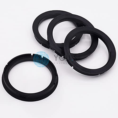 4 x ZENTRIERRINGE DISTANZRING für ALUFELGEN FZ49 73,0-60,1 mm CMS, DBV, Proline Wheels, Schmidt Revolution