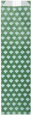 García de Pou 116.36 Estuches para Cubiertos Park Avenue 32 G/M 2,7 y 4 x 26 cm, 2500 unidades, Verde Pradera