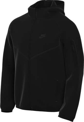 Nike M Nsw Tch Flc Hoodie Fz Sweatshirt - Black/(Black), M-T