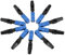 Garsent 10PCS SC Optic Fiber Quick Connector SC/UPC Fast Adapter Single Mode Optic Fiber Quick Connector for FTTH/ODF.