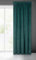 Eurofirany Villa Vorhang Samt Velvet Weich Kräuselband-1 Stk. Edel Gardine Dick 290 g/m2 Elegant Glatt Einfarbig Flauschig Modern Klassisch Wohnzimmer Schlafzimmer Lounge, Dunkeltürkis, 140x270cm