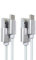 JAMEGA – USB Typ C Kabel Weiß [2 Stück 3m] | 3A Nylon geflochten USB C Ladekabel und Datenkabel Fast Charge Snyc schnellladekabel kompatibel mit Samsung Galaxy S10/S9, Huawei P30/P20