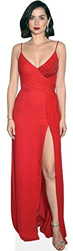 Ana de Armas (Red Dress) Pappaufsteller mini