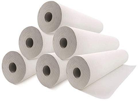 Lot de 6 rouleaux de drap-housse, drap de massage médical, rouleau de papier pour massage, esthétique, tatouage, physiothérapie