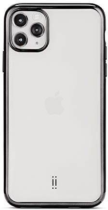 aiino Custodia Charm per iPhone 11 PRO, Cover in Silicone 11 PRO, Antiurto e AntiGraffio, Wireless Charge 11 PRO, Impugnatura Morbida, Alta Protezione agli Urti, qualità Italiana - Nero