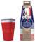 Pack de x20 Gobelets France | Gobelets Américains 53cl Bleus Blancs Rouges en Carton | Beer Pong Qualité Premium | Verres Recyclables Ultra Résistants | Apéro | House Party | OriginalCup®