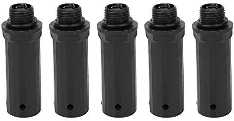 5pcs Air Compressor Breather, 15.5mm Black Breathing Rod Vent Cap, Professional Air Compressor Pump Accessories