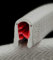 SMI-Kantenschutzprofil KS3-6HG für 3-6mm PVC mit Stahleinlage Hellgrau selbstklemmend ohne Kleber - Kantenschutz, Kederprofil, Kantenprofil, Kantenschutzleiste für Autotüren, Bleche