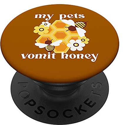 MY PETS VOMIT HONEY BIENENHÜTER Biene Imker Meme PopSockets mit austauschbarem PopGrip