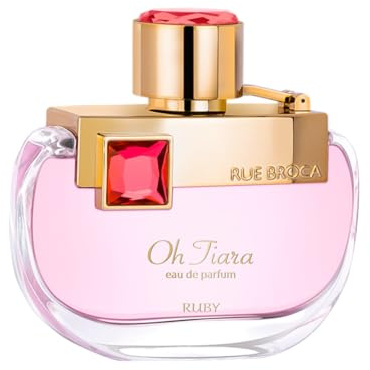 Rue Broca Oh Tiara Ruby Eau de Parfum für Damen, 100 ml, weicher blumiger, fruchtiger Moschusduft