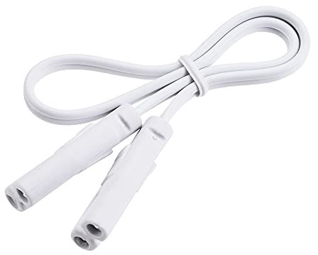 sourcing map Lampen Verbindungskabel für T4 T5 T8 LED Schlauch, 30cm 2 Pin Doppelend Licht Verbindungskabel Verlängerungskabel Packung von 4
