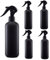 Lot de 5 flacons pulvérisateurs vides de voyage - Petit format - Noir - 500 ml