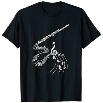 Flauto traverso flauto musicista Maglietta