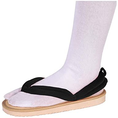 QYIFIRST Kimetsu no Yaiba Tanjiro Kamado Cosplay Zoccoli Shoes Slippers per costume da vino rosso