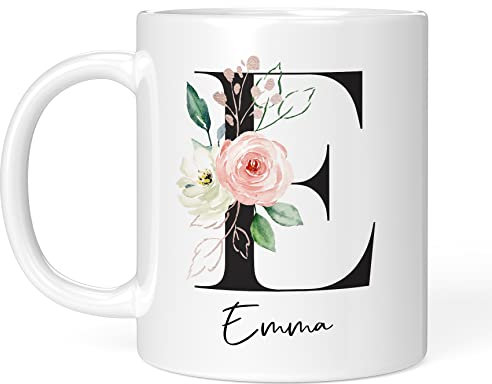 Tasse Personalisiert - Tasse mit Namen - Tasse bedrucken mit eigenem Text - Personalisierte Geschenke - Tasse selbst gestalten - Geschenke für frauen - beidseitig bedruckt - Freundin Geschenk