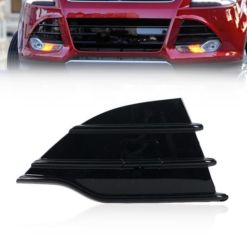 JESYMBX Für Ford Kuga Escape 2013–2016 Frontstoßstangen-Grillabdeckung, Nebelscheinwerfer-Abdeckung, Blende, rechte Beifahrerseite