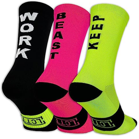 IRREVERENT Laufsocken - Kompressiv, Blasenverhindernd, Feuchtigkeitsableitend, Gepolstert - CrossFit, Fitnessstudio.