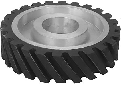 150/200/250 Mm Gezackter Bandschleifer Kontaktrad Gummischeibe Für Schleifband 6206 Lager Aluminiumkern Bandschleifer 60 Mm Loch,250mm