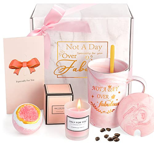 YiksunMY Birthday Gifts for Her, Friend,Sister, Presents for Women, Pamper Gifts for Her, Presents Set, Sale Coffee Cups