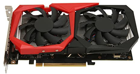 Zunate RTX2060 Grafikkarte, 6G GDDR6 14000MHz 192Bit Dual Cooling Fans GPU Grafikkarte, 4K HDR Gaming Grafikkarte für Desktop PC Computer, HDMI DVI DisplayPort Schnittstelle