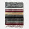 Kiuwxduy Mexikanische Manuell Strickdecke Decke，Sofa üBerwurf Meditations Yogamatte，Boho Outdoor Camping Picknickdecke Festival Blanket(Rot)