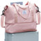 Borsone da Viaggio Borsone Palestra Donne, Grande impermeabile Borsa da Viaggo Donna Weekend Borsa Palestra con tasca bagnata A3-Rosa