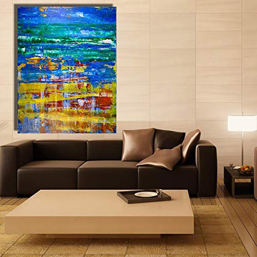 HLSHOE Spiegel Abstrakte Kunst Nestor Toro Kunstdrucke Gemälde Wandbilder für Wohnzimmer Kunst Die Liste Malerei rahmenlose Gemälde (Size : 16x20)