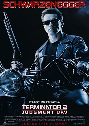 VALCLA Foto Auf Leinwand 30 * 50cm Senza Cornice Terminator 2 Classic 90s Movie Picture Print Modern Family Bedroom Decor Posters