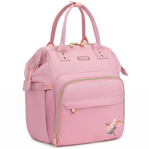 Beaulyn Wickeltasche Kleine, Lässig Wickelrucksack mit Isolierter Tasche,Baby Windeltasche Rucksack für Unterwegs