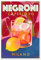 Negroni Aperitivo Milano, Italia Poster von Marco Marella 40 x 60 cm Blau Wandbilder Wanddeko