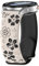 MoSuul Bracelet Floral Gravé Compatible avec Samsung Galaxy Watch 7/FE/6/5/4 40mm 44mm/6 Classic 43 47mm/5 Pro 45mm - Silicone Sport pour Femme - Starlight+Noir