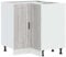 vidaXL Küchen-Eckunterschrank Porto Grau Sonoma Holzwerkstoff, Eckunterschrank, Küchenschrank, Küchen-Eckunterschrank, Eckunterschrank für Küche