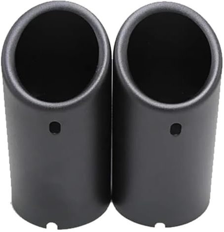 MIAOLISI Auspuff Schalldämpfer Für F30 E92 E90 3er GT 325i 328i 2013–2018 Auspuffblende, 2 Stück Edelstahl-Zubehör, Auto-Auspuff-Schalldämpfer-Spitzenabdeckung(2pcs Matte Black)