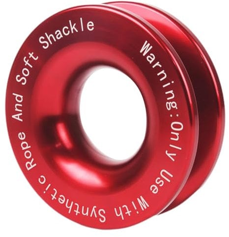 Snatch Recovery Ring | Winch Snatch Block | Winch Snatch Block Pulley Towing Ring | Portable Aluminum Alloy Pulley 41, 000 Lbs | Rust-Proof Snatch Block Pulle | Off-Road Snatch Ring For Truck Vehicle